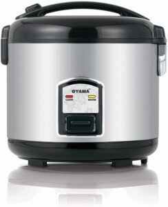 Oyama CFS-F18W - Stainless Steel 10 Cup Rice Cooker