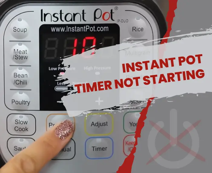 instant pot timer issue fixed