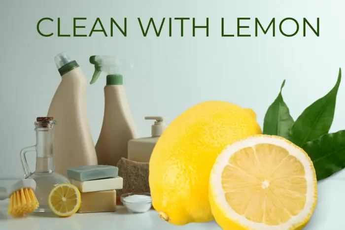 clean with lemon